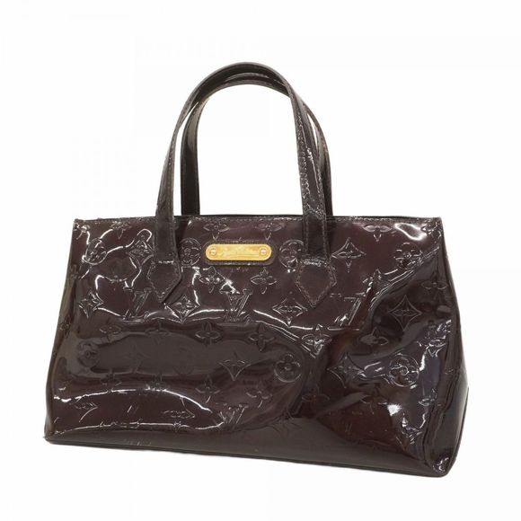 Louis Vuitton Handbag Vernis Wilshire PM M93641 Amarante Women's - Picture 1 of 10